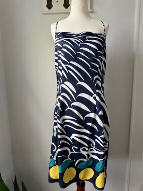 staud blue beaded dress STAUD, Le Sable Dress in Blue Prism, Size Large